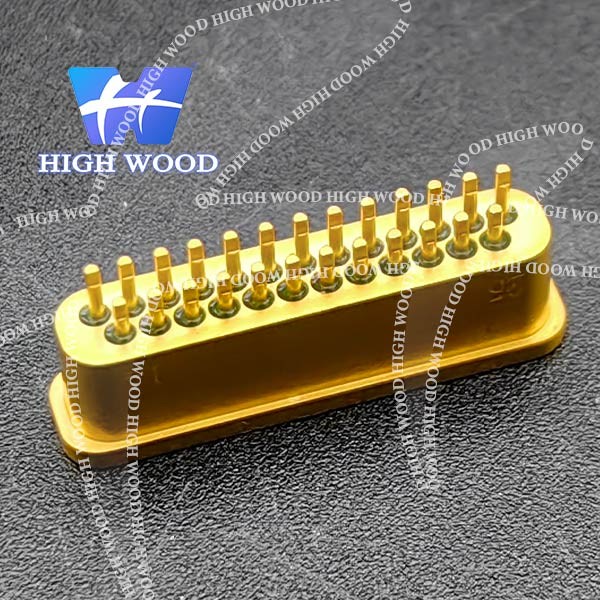 J30J SERIES Glass Sintered Gas Sealed Rectangular Electrical Connector , J30JM1-25ZKS19
