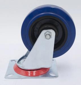 Wholesale 6'' Industrial Trolley Wheels Rubber Castors Hardwood Floor 160mm from china suppliers