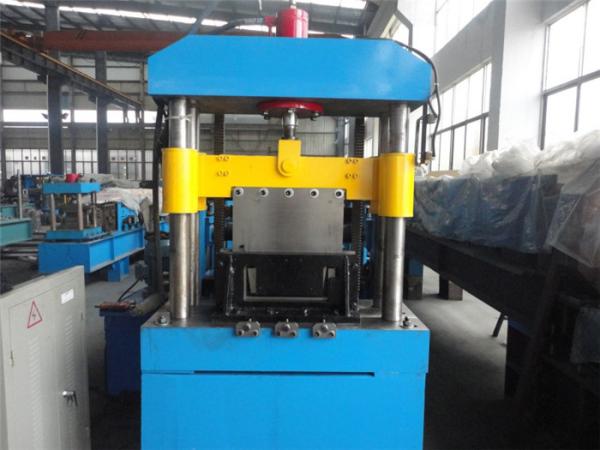 Roof Cable Tray Roll Forming Machine , Wall Panel Roll Forming Machine By Chain