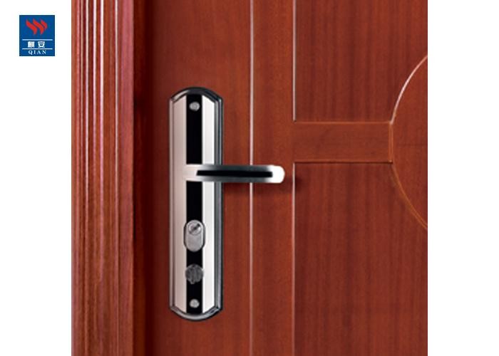Solid Wood Core Grain Fireproof Flush Wooden Door For Hotel Projects