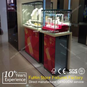 Wholesale Nice Looking glass jewelry display cabinet for shop from china suppliers