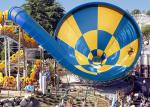 Top Quality Outdoor Flat Fiberglass Water Slide Tornado Water Pump Slide