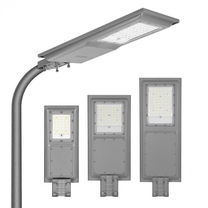 100W Solar Powered LED Street Lights ABS Housing SMD 2835 LED Chip 7000lm All In One 1