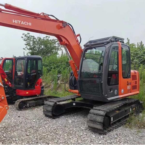0.28m³ Bucket Capacity Used HItachi ZX80 Original Excavator Compact Crawl