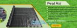 pp weed mat organic agricultural plastic mulch, recyclable weed barrier,PP