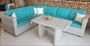 Wholesale Outdoor Rattan Corner Sofa Set L Shape Cushion Covered In Aluminium Frame Nice Price from china suppliers