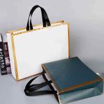 Large Capacity Fabric Shopping Bags Folding Eco-Friendly Tuff Stength Tote Bags