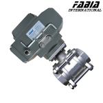 Sand Blasting Electric High Pressure Ball Valve Three Piece Stainless Steel Ball