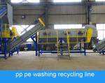 3000kg / Hr Woven Bag Film HDPE Recycling Machine Crushing Washing Line