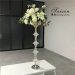 ZT-370 New wedding table decoration centerpiece pillar flower arrangement stands