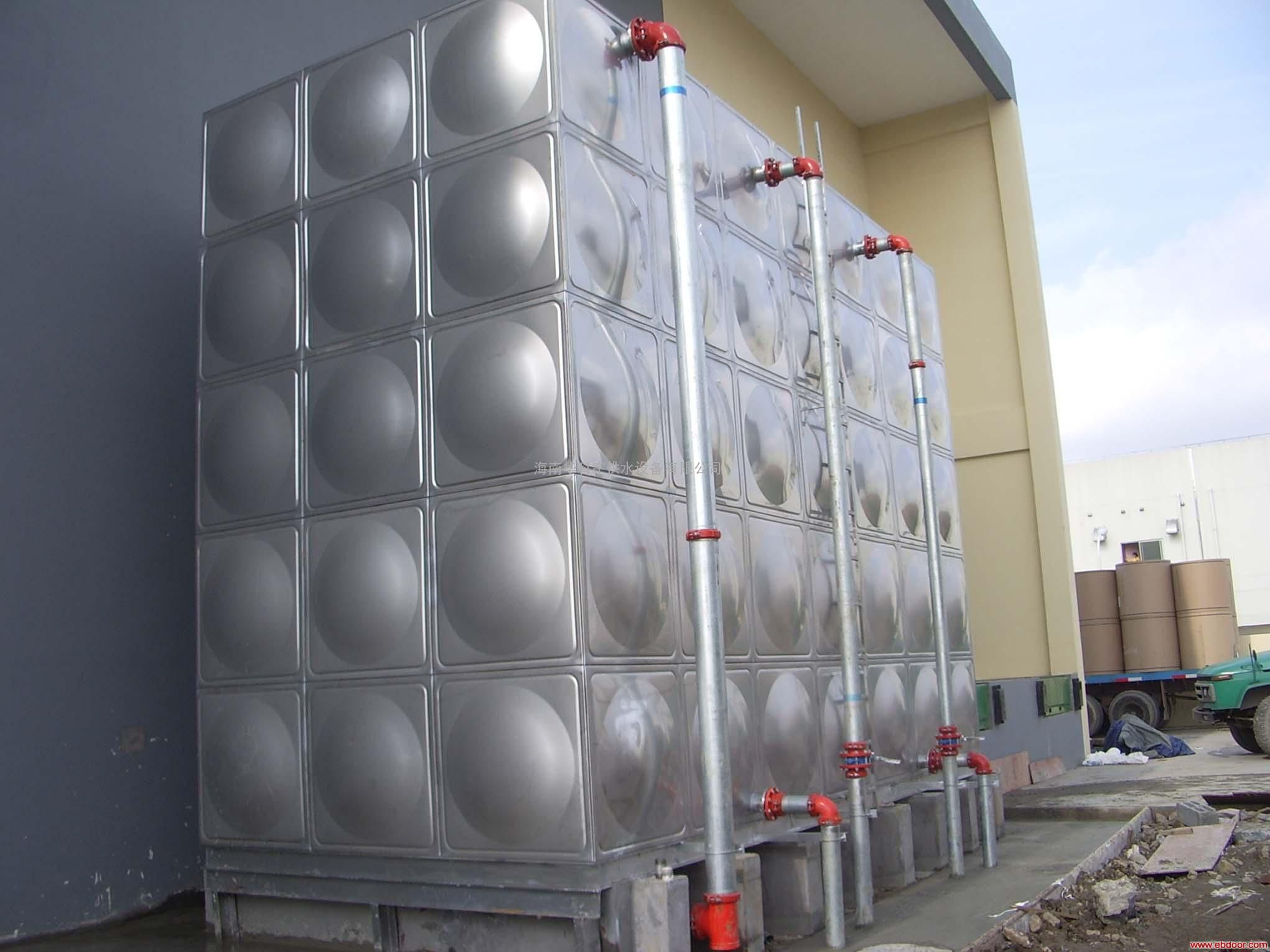 Water Storage Solution High Temperature Resistant Stainless Steel Welded Water Tank