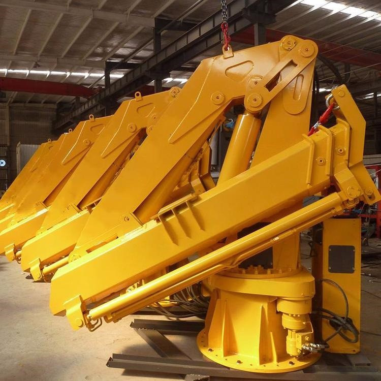 Hydraulic Marine Knuckle Boom Crane Davit Crane For Boat BV Certification