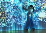 225W Amusement Game Machines Immersive Sea Of Flowers Dual Channel Interactive