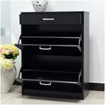 Three Door 12KG 80cm height Wood Shoe Organizer Cabinet