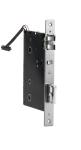Zinc Black Gunmetal Color Smart RFID Card Door Lock For Hotel Application
