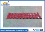 8m/Min Metal Glazed Tile Roll Forming Machine 0.7mm High Capacity Chrome Plated