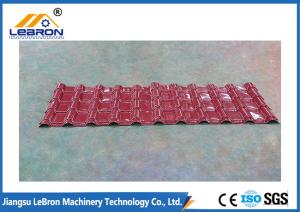 Wholesale 8m/Min Metal Glazed Tile Roll Forming Machine 0.7mm High Capacity Chrome Plated from china suppliers