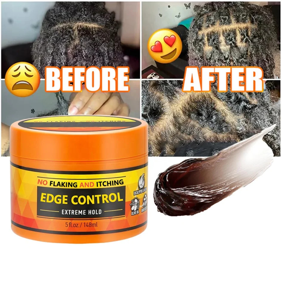 Locs Twist Waves Wig Edge Strong Hold High Shine Edge Control Non Greasy Pomade Styling Wax Extra Hold Edge Control Gel For Hair