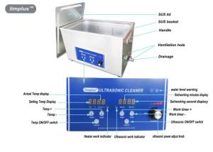 Wholesale Heated Digital Ultrasonic Jewelry Cleaner 15L For Jewelry Cleaning from china suppliers