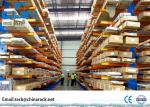 Industrial Industrial Metal Racks , Warehouse Cold Roll Steel King Cantilever