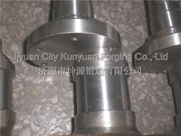 35CrMo / 42CrMo Diameter 200 - 750mm Heavy Duty Standard Forged Crankshafts For