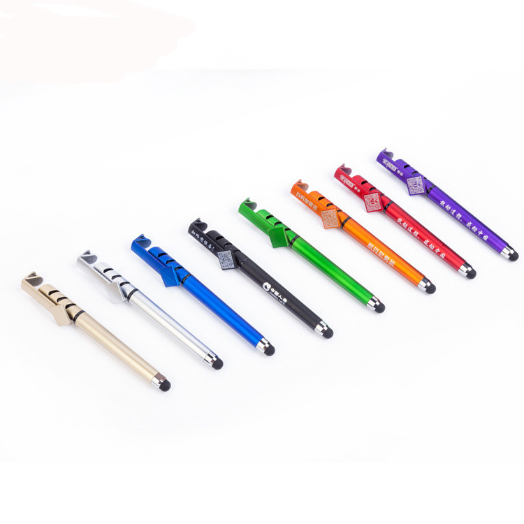 Promotional Mobile Phone Stand Touch Screen Ball Pen Logo Customized