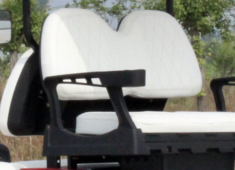 48V5KW AC Motor Lifted Golf Cart Back to Back 4 Seater with Strong Power and Standing Postion of Tail Caddie Unequipped