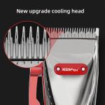 15W Cordless Beards Electric Hair Clippers Silver LCD Display For Hotel