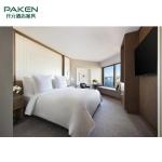 High Gloss Finish Solid Wood Five Star Hotel Furniture