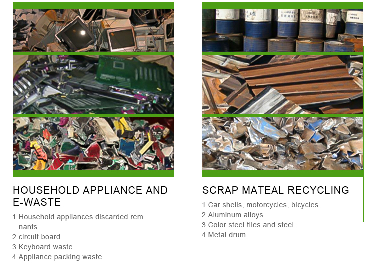 Fridge Recycling Scrap Metal Crusher CE Industrial Metal Shredder Machine
