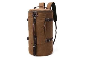 Wholesale Large Capacity Stylish Travel Backpacks , Canvas Bucket Shoulder Bag from china suppliers