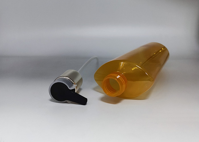 230ml PET Boston Shampoo Plastic Pump Bottle With Lotion Pump