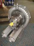 Motorless Bare Shaft Air Blowers Drive By Belt , Low Noise Side Channel Blower