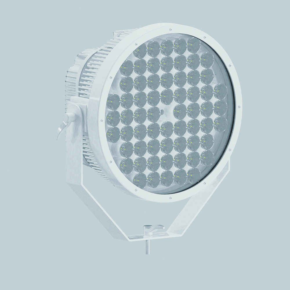 1000W Rescue Boat Searchlight , Remote Control Searchlight 12v