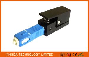 Wholesale Square Fiber Optic Adapter SC SM / MM Simplex Blue Black Fiber Optic Coupler from china suppliers