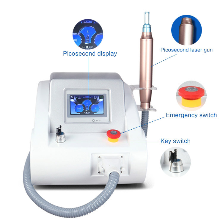 2000MJ Q Switched Nd YAG Laser Machine 1320nm Portable Picosure Laser