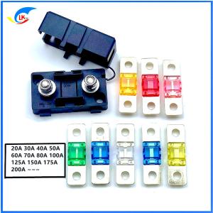 China Ceramic Copper Car Fuse Fuse Small Fork Bolt Fuse 80V 80A 100A on sale