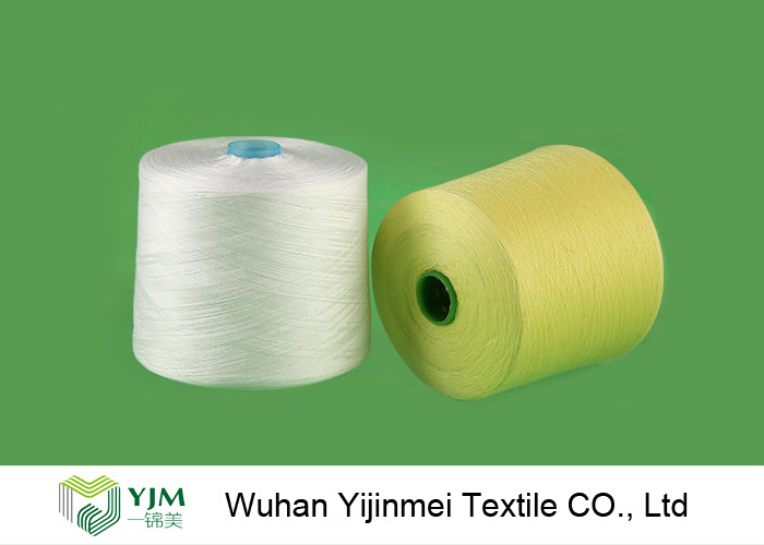 Anti - Pilling 50/2 100% Knotless High Tenacity Polyester Yarn Excellent Evenness