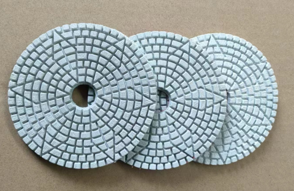 Diamond Resin 3 Step Polishing Pad for Marble Granite Quartz Porcelain Tile
