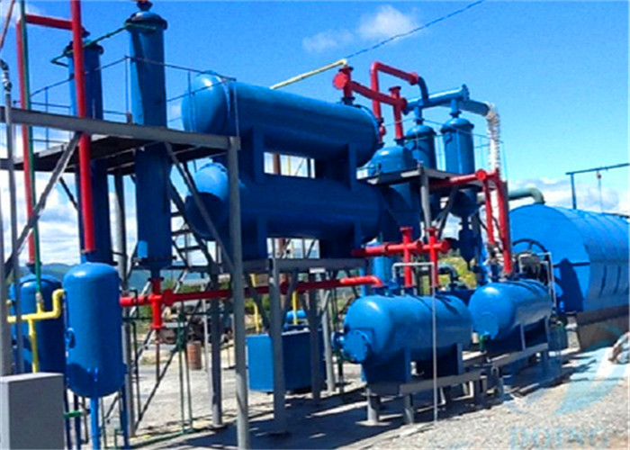 50ton 80ton New Fully Continuous Waste Tire Pyrolysis Plant Production Line for Making Fuel Oil