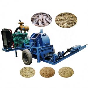 Wholesale Softer Particleboard Wood Shaving Machine 0.8t/ H 18.5kw Small Wood Crusher from china suppliers