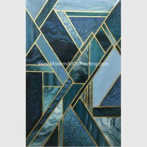 China Contemporary Geometric Abstract Art Paintings For Star Hotels Decoration on sale