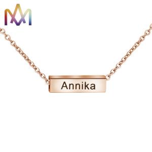 Wholesale Hypoallergenic SUS316L Letter Name Necklace Choker from china suppliers