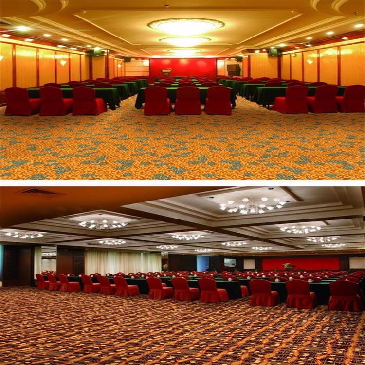3d colorful flat wave printed nylon classroom carpet