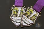 Superhero Bespke Logo Metal Award Medals Filling Soft Enamel Colors And Printing