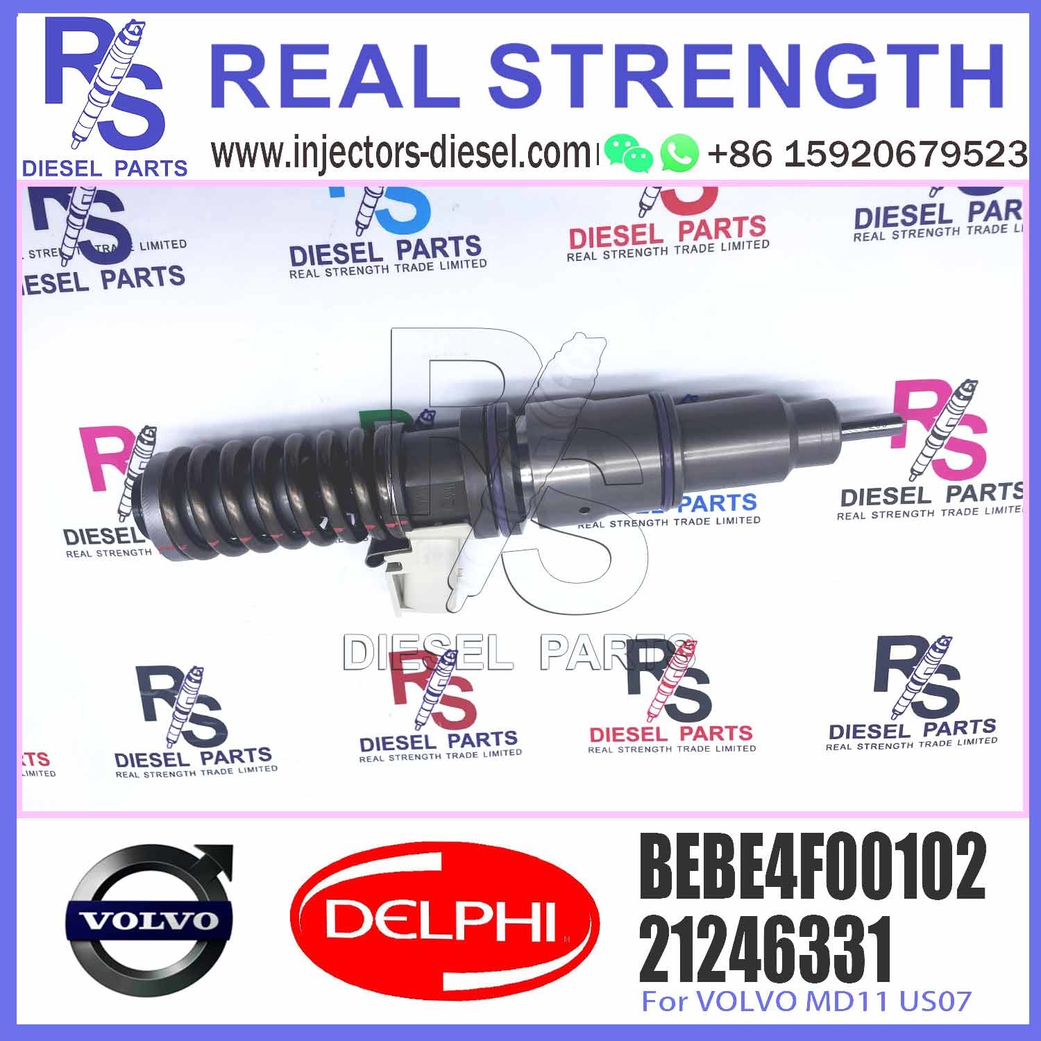 Fuel Injector 21246331 remanufacturing quality BEBE4F00001 BEBE4F00102 in stock