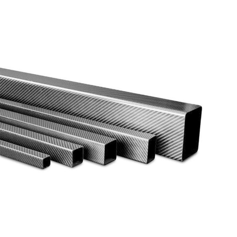 Twill Plain Pultrusion Square Carbon Fiber Tube Radiation Resistant