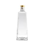 Extra Flint Glass Gin Vodka Whisky Whiskey Tequila Bottle with Cork 500ml 700ml