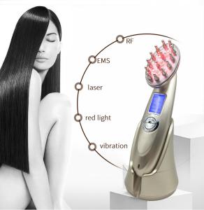 Wholesale Laser Photon Microcurrent Vibration Massage Comb Red Light Therapy Hair Growth Brush from china suppliers