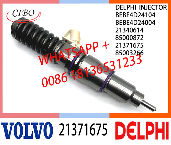 Fuel Diesel Injector 21371675 BEBE4D24104 BEBE4D24004 21340614 8500872 85003266 E3.18 for VOL MD13 EURO 4 HIGH POWER